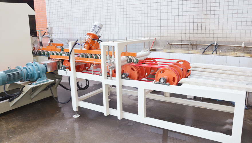 Two Spindle Ceramic Cutting And Tile Bullnose Polishing Machine