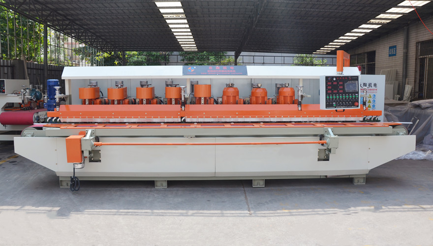 YSMP-1200 8 Head Stone Edge Profiling Polishing Machine