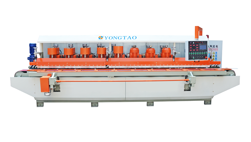 YSMP-1200 8 Head Stone Edge Profiling Polishing Machine