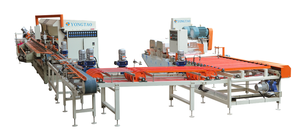 Two Spindle Ceramic Cutting And Tile Bullnose Polishing Machine