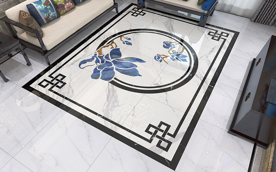 Ceramic Tile Floor Medallions