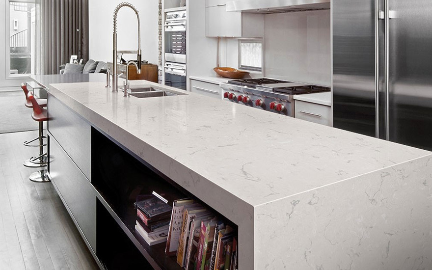 Quartz stone kitchen countertops