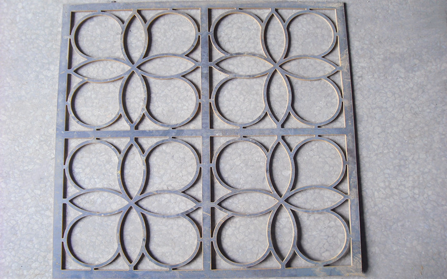 Stainless steel cut with water jet machine Stainless steel cut with water jet machine