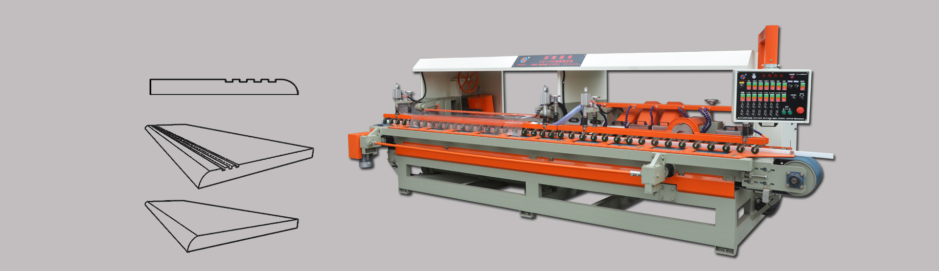 3 Saw Blade CNC Tile Cutting Machine