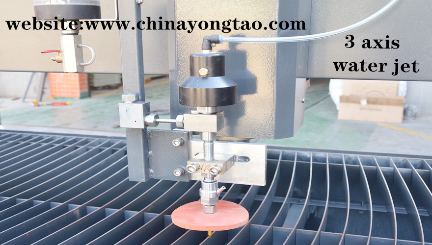 YJ-1313-3X Small 3 axis water jet cutting machine