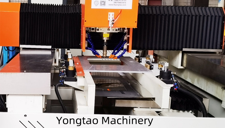 YANMP-1300 CNC Sintered Stone Basin Hole Edge Polishing Machine