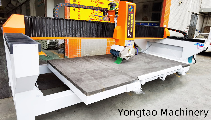 YAQZ-3200 3 Axis Bridge Type CNC Sintered Stone Cutting Machine