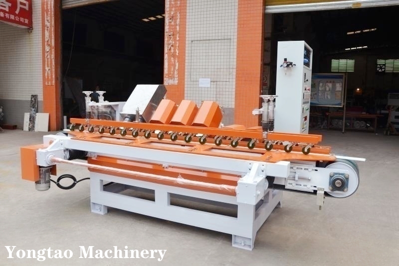 Small tile chamfering machine