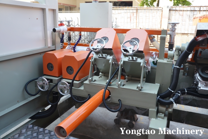 Tile edge polishing machine