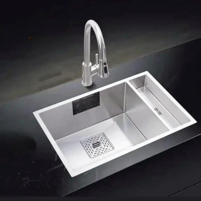 Quartz counter basin